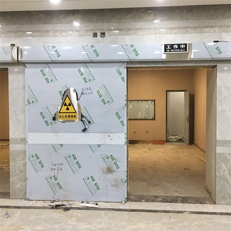 张掖双扇电动防护铅门